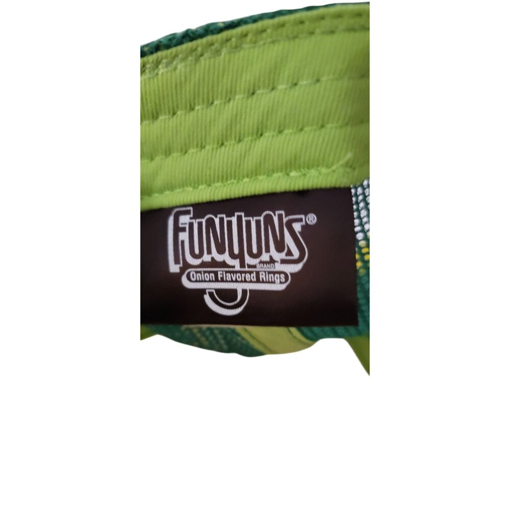 Funyuns Trucker Hat Yellow Green Mesh Snapback Onion Flavored Rings NWT - Picture 6 of 9